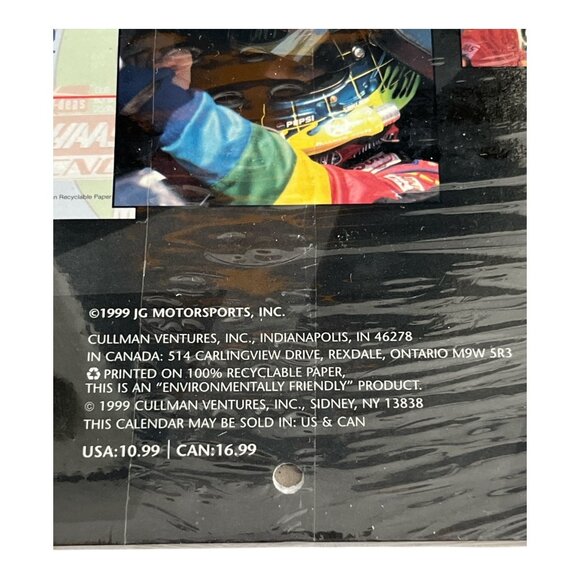 Jeff Gordon 2000 16-Month NASCAR Wall Calendar – Hometown Graphics - Sealed - Picture 4 of 5